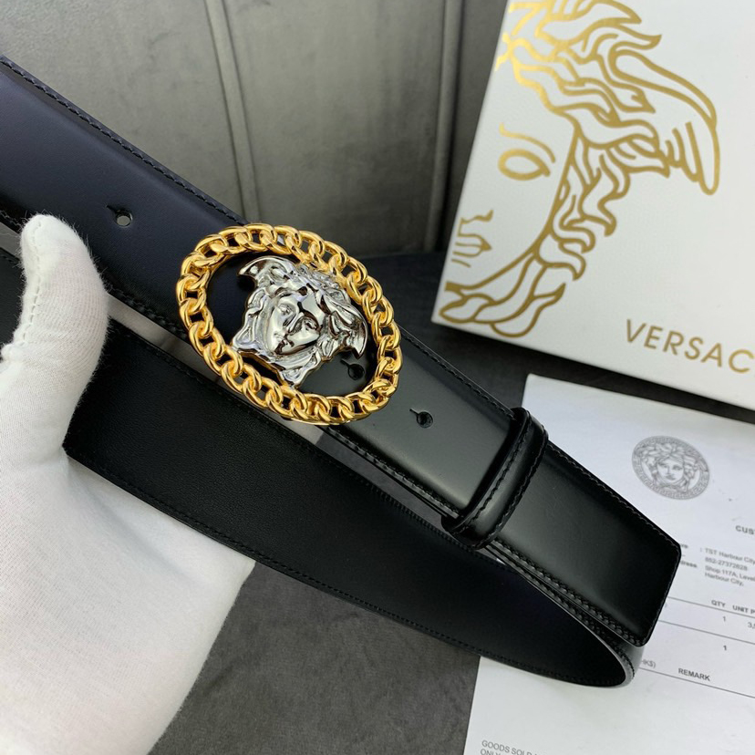 Versace Designer Belt Mens Belts Womens Brand Belt Luxury Belt Length 100-125cm Woman Men Belt Fashion Classics Casual Buckle Designer High Quality Belt