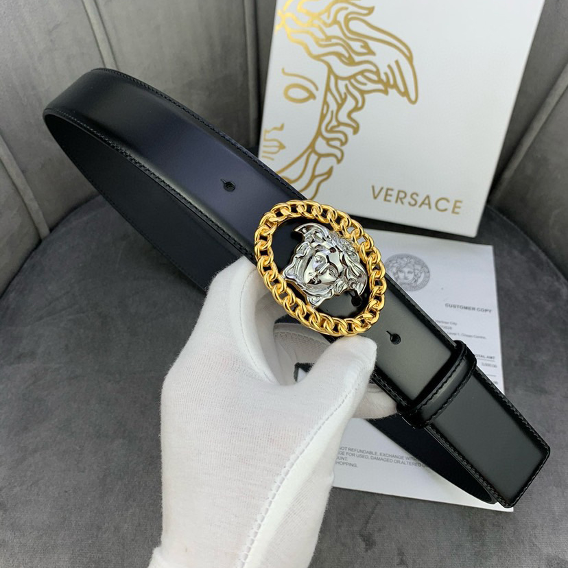 Versace Designer Belt Mens Belts Womens Brand Belt Luxury Belt Length 100-125cm Woman Men Belt Fashion Classics Casual Buckle Designer High Quality Belt