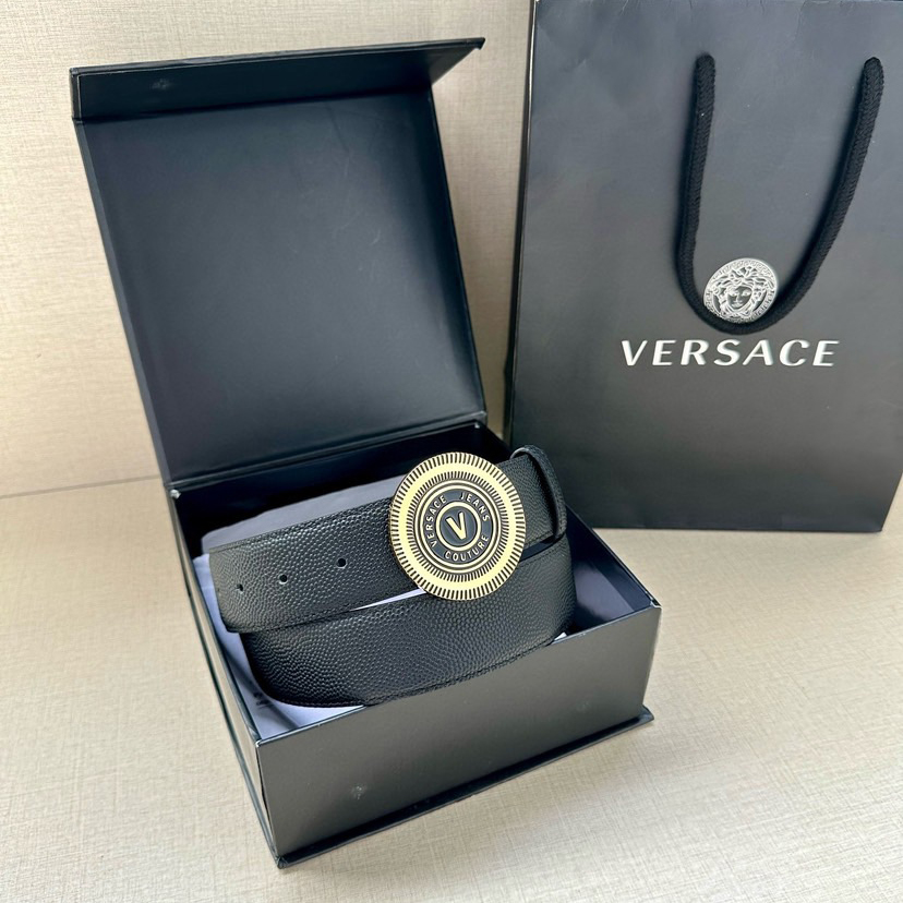 Versace Designer Belt Mens Belts Womens Brand Belt Luxury Belt Length 100-125cm Woman Men Belt Fashion Classics Casual Letter Smooth Buckle Designer High Quality Belt
