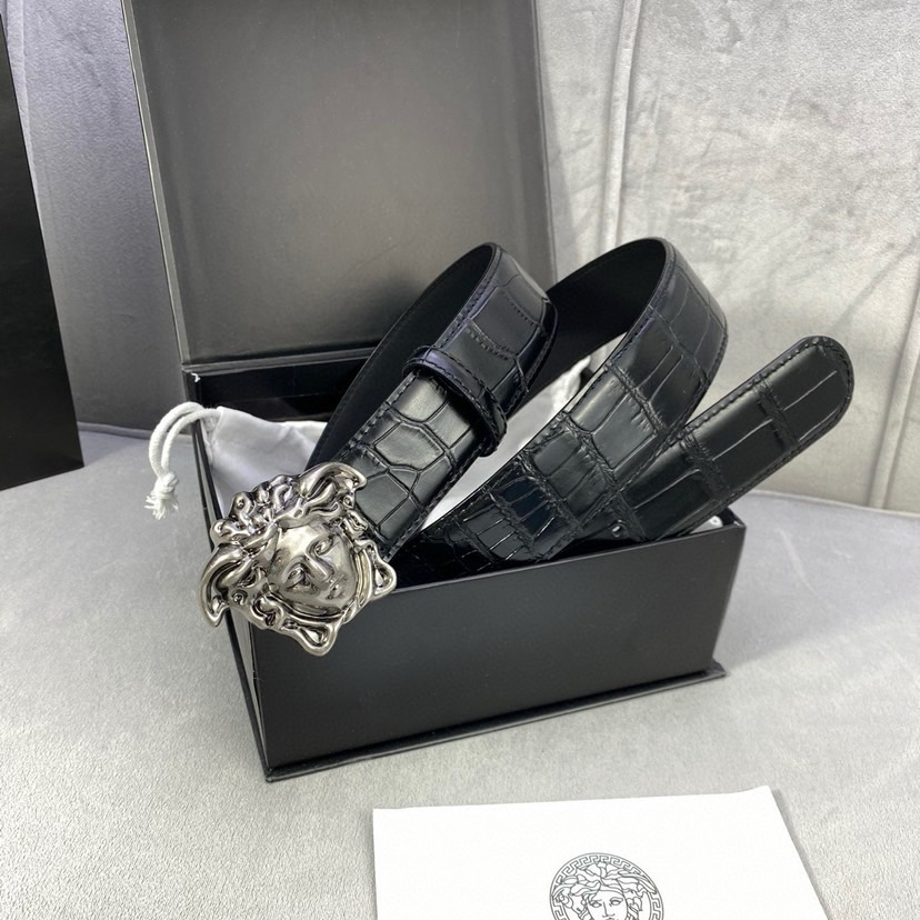 Versace Designer Belt Mens Belts Womens Brand Belt Luxury Belt Length 100-125cm Woman Men Belt Fashion Classics Casual Buckle Designer High Quality Belt