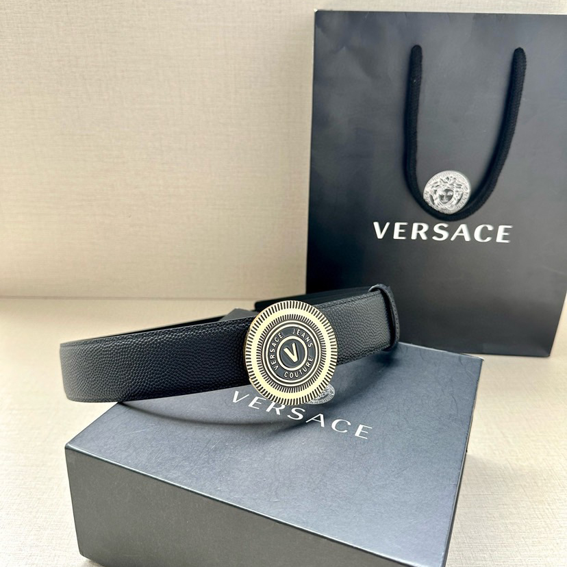 Versace Designer Belt Mens Belts Womens Brand Belt Luxury Belt Length 100-125cm Woman Men Belt Fashion Classics Casual Letter Smooth Buckle Designer High Quality Belt