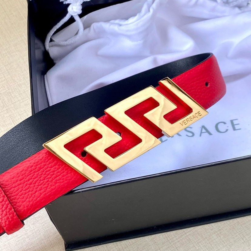 Versace Designer Belt Mens Belts Womens Brand Belt Luxury Belt Length 100-125cm Woman Men Belt Fashion Classics Casual Letter Smooth Buckle Designer High Quality Belt