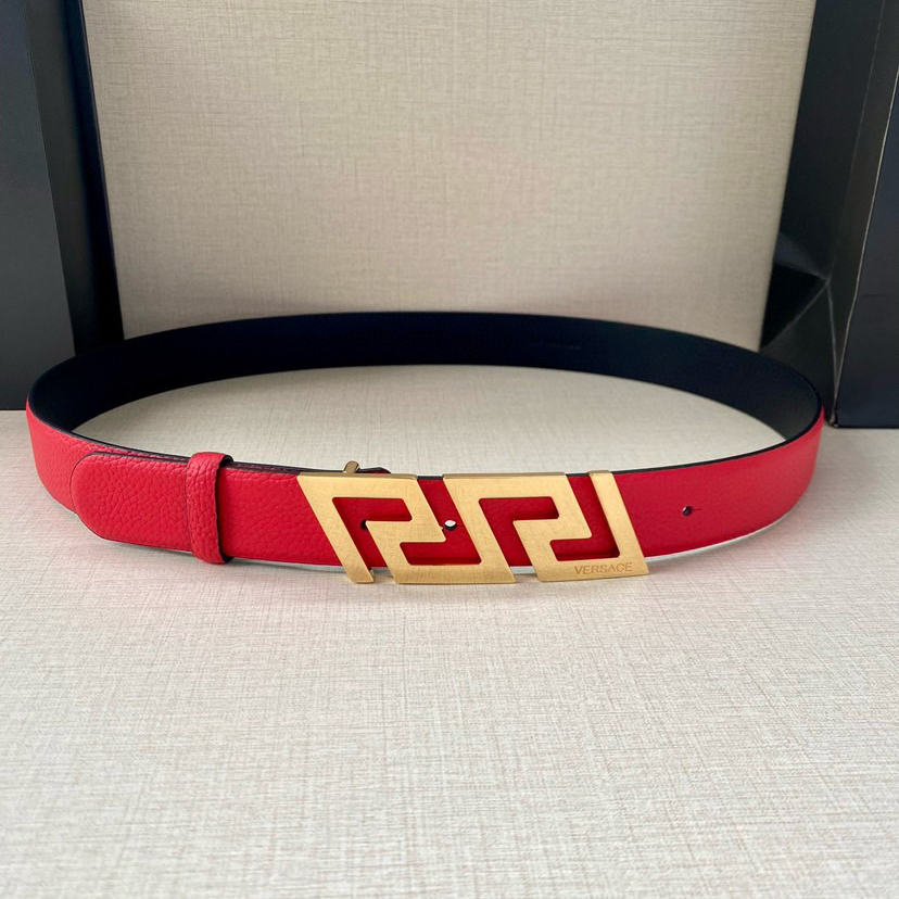 Versace Designer Belt Mens Belts Womens Brand Belt Luxury Belt Length 100-125cm Woman Men Belt Fashion Classics Casual Letter Smooth Buckle Designer High Quality Belt