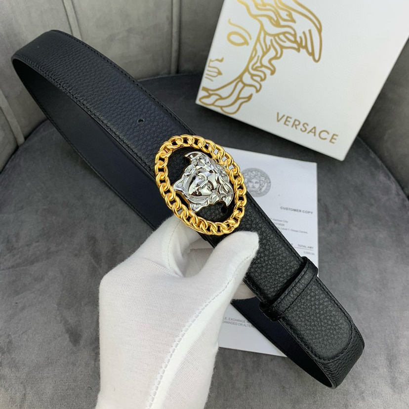 Versace Designer Belt Mens Belts Womens Brand Belt Luxury Belt Length 100-125cm Woman Men Belt Fashion Classics Casual Buckle Designer High Quality Belt
