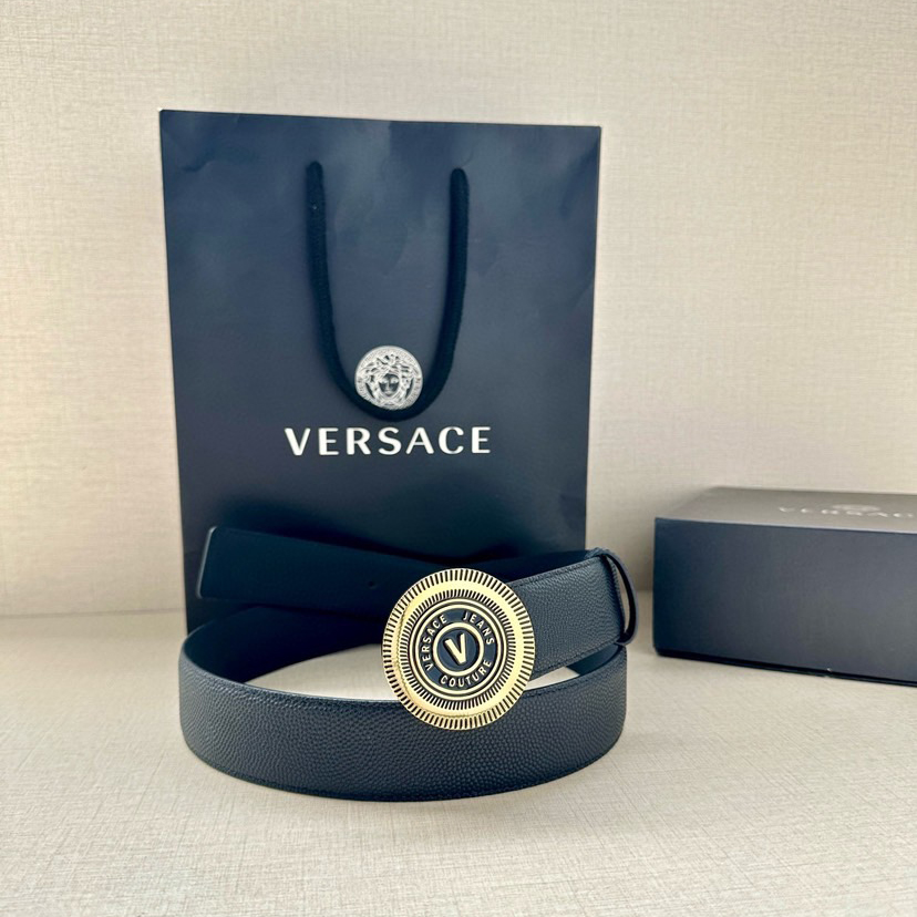 Versace Designer Belt Mens Belts Womens Brand Belt Luxury Belt Length 100-125cm Woman Men Belt Fashion Classics Casual Letter Smooth Buckle Designer High Quality Belt