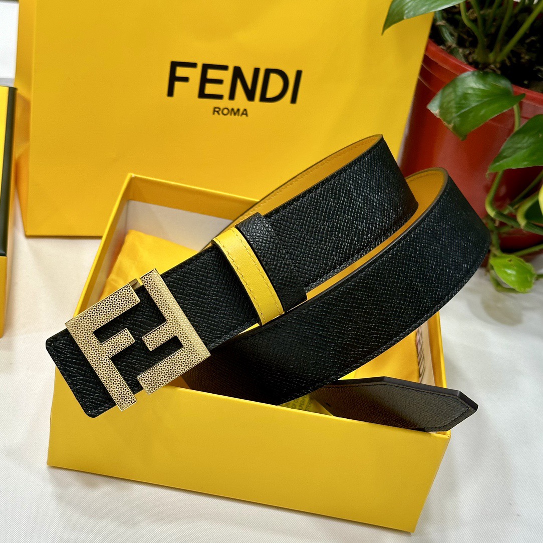 FENDI Designer Belt Mens Belts Womens Brand Belt Luxury Belt Length 100-125cm Woman Men Belt Fashion Classics Casual Letter Smooth Buckle Designer High Quality Belt