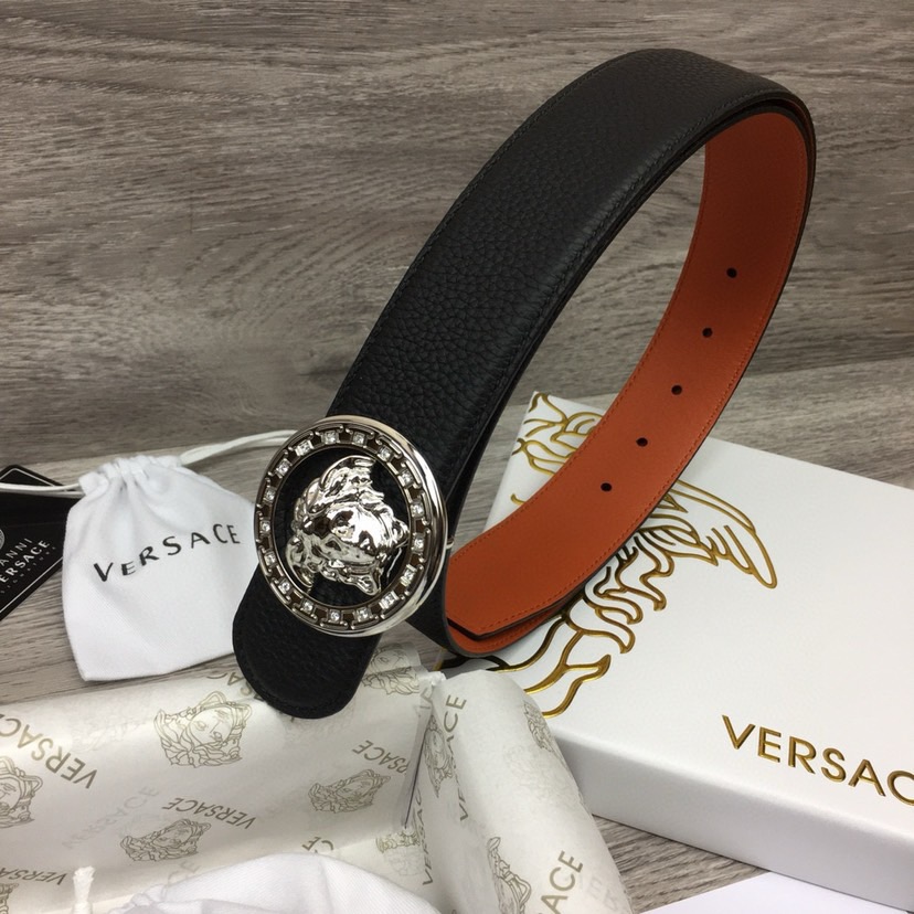 Versace Designer Belt Mens Belts Womens Brand Belt Luxury Belt Length 100-125cm Woman Men Belt Fashion Classics Casual Letter Smooth Buckle Designer High Quality Belt