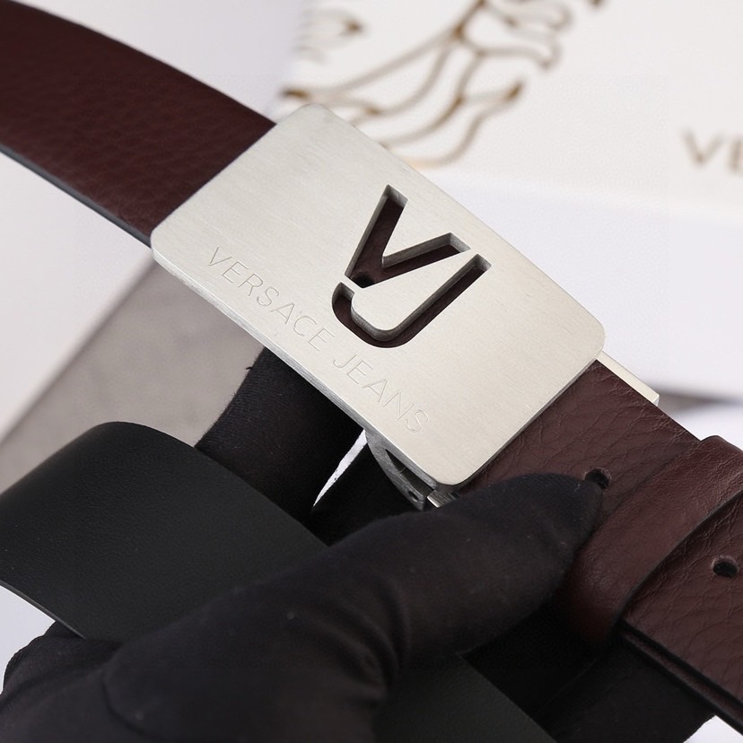 Versace Designer Belt Mens Belts Womens Brand Belt Luxury Belt Length 100-125cm Woman Men Belt Fashion Classics Casual Letter Smooth Buckle Designer High Quality Belt