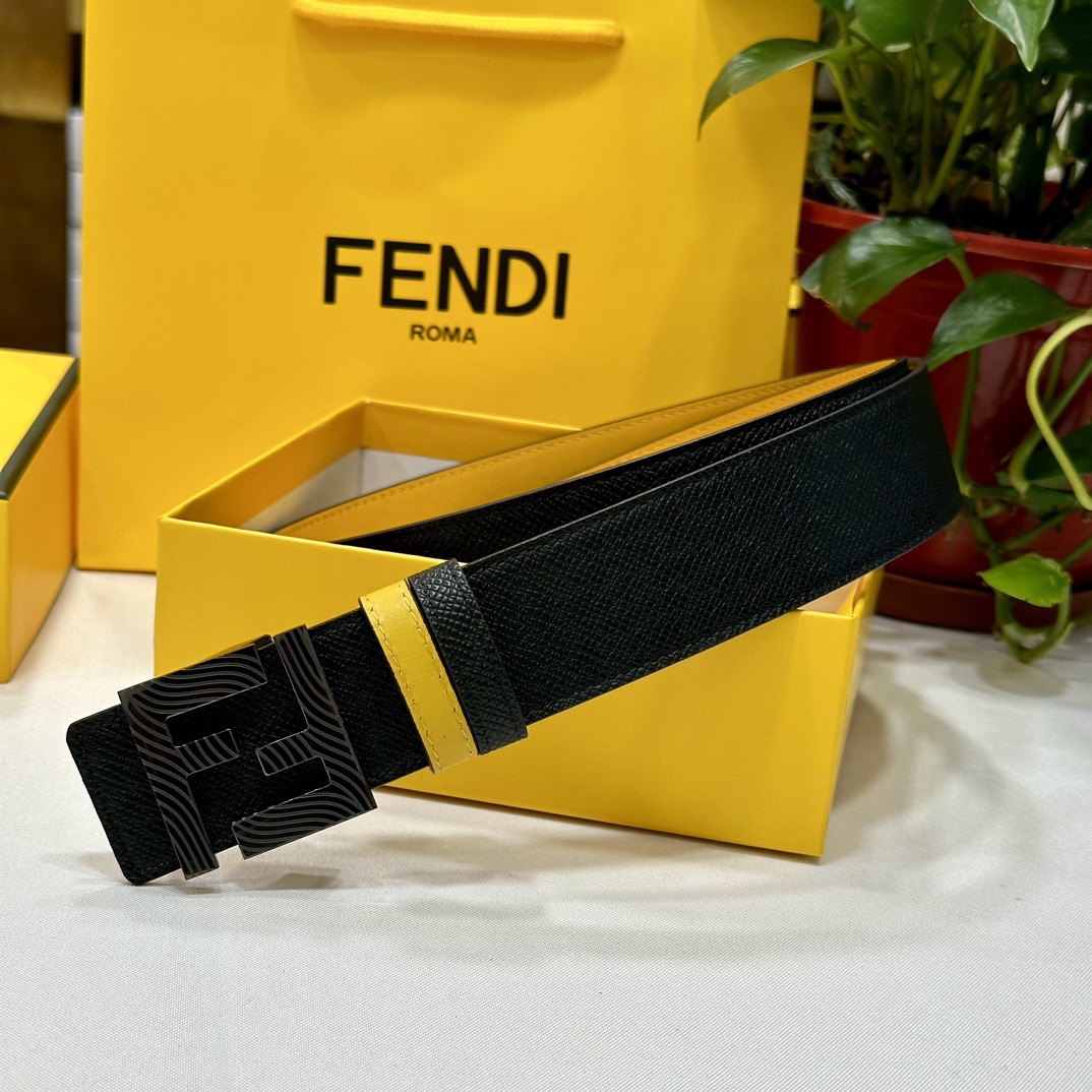 FENDI Designer Belt Mens Belts Womens Brand Belt Luxury Belt Length 100-125cm Woman Men Belt Fashion Classics Casual Letter Smooth Buckle Designer High Quality Belt