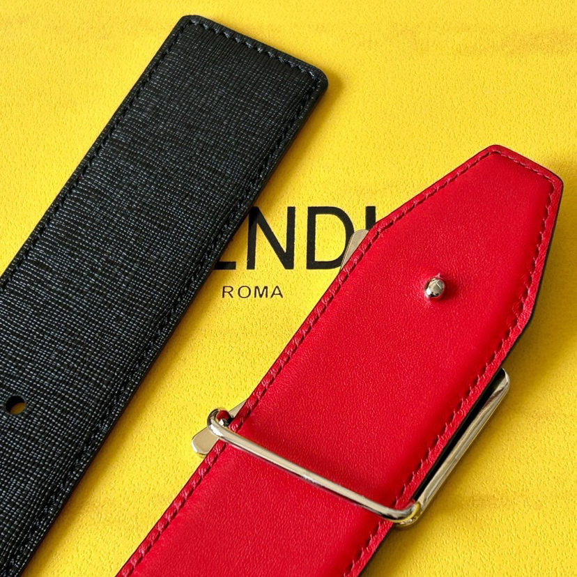 Designer Belt Men Belts Women Brand Belt Double Sided Casual Belt With High-End Black Cowhide On The Front And Smooth Red Cowhide On The Back, Double-Sided Belt Width 3.8cm Molded Polished Metal Buckle