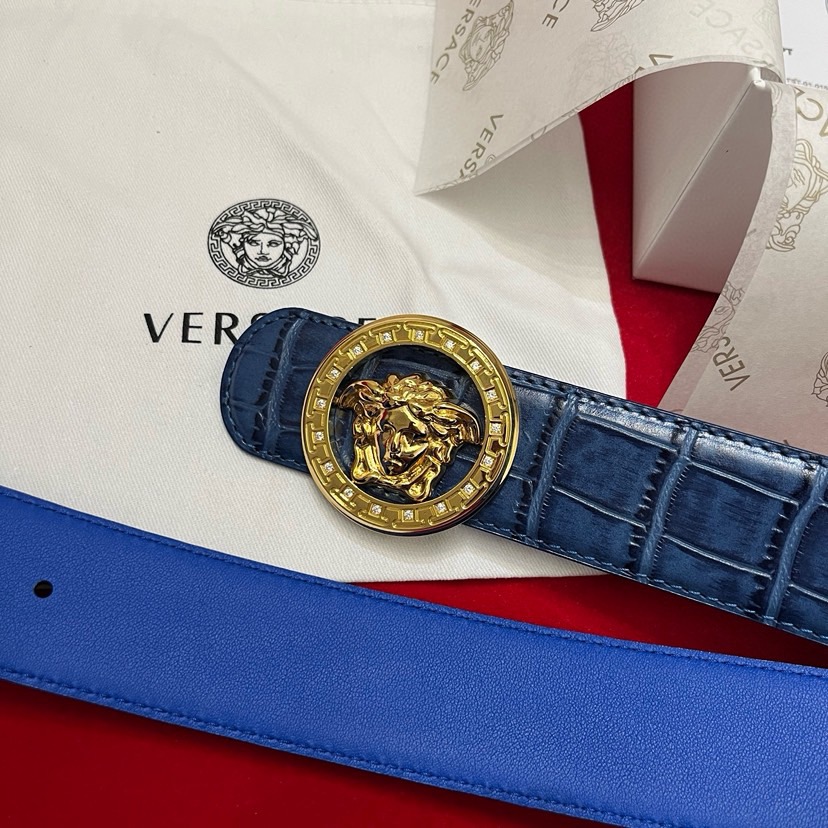 Versace Designer Belt Mens Belts Womens Brand Belt Luxury Belt Length 100-125cm Woman Men Belt Fashion Classics Casual Letter Smooth Buckle Designer High Quality Belt