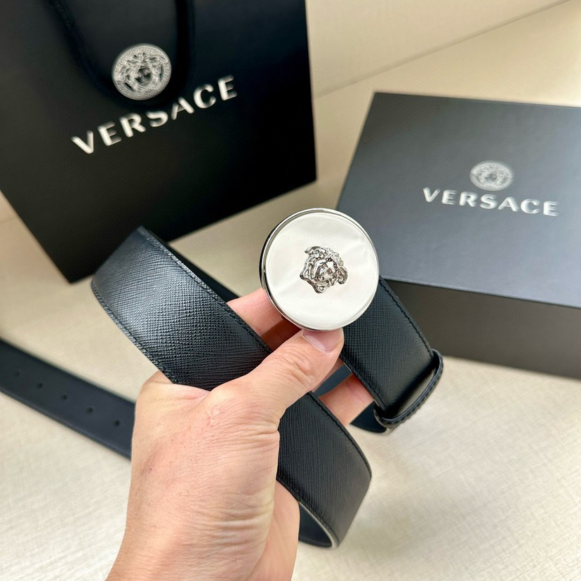 Versace Designer Belt Mens Belts Womens Brand Belt Luxury Belt Length 100-125cm Woman Men Belt Fashion Classics Casual Letter Smooth Buckle Designer High Quality Belt