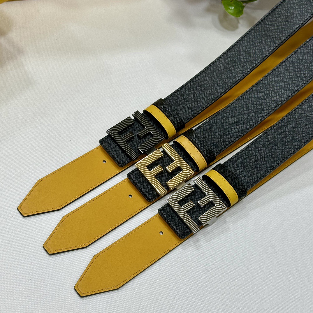 FENDI Designer Belt Mens Belts Womens Brand Belt Luxury Belt Length 100-125cm Woman Men Belt Fashion Classics Casual Letter Smooth Buckle Designer High Quality Belt