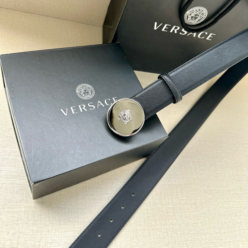 Versace Designer Belt Mens Belts Womens Brand Belt Luxury Belt Length 100-125cm Woman Men Belt Fashion Classics Casual Letter Smooth Buckle Designer High Quality Belt