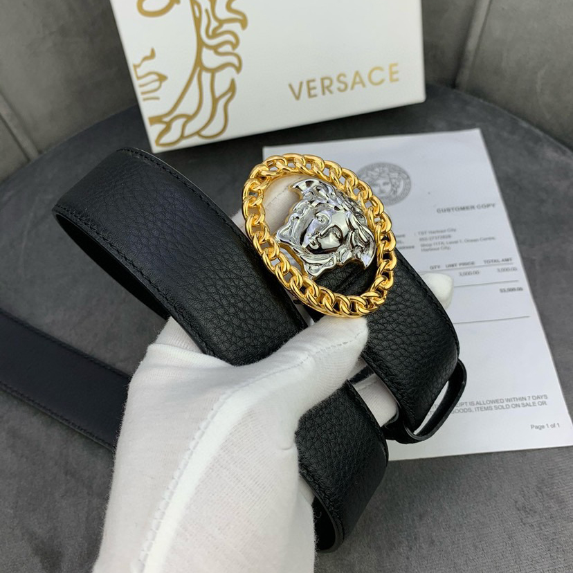 Versace Designer Belt Mens Belts Womens Brand Belt Luxury Belt Length 100-125cm Woman Men Belt Fashion Classics Casual Buckle Designer High Quality Belt