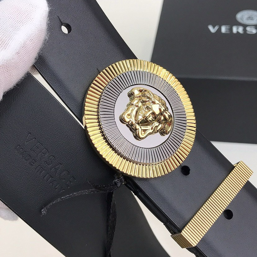 Versace Designer Belt Mens Belts Womens Brand Belt Luxury Belt Length 100-125cm Woman Men Belt Fashion Classics Casual Classic Medusa Avatar Buckle Buckle Designer High Quality Belt