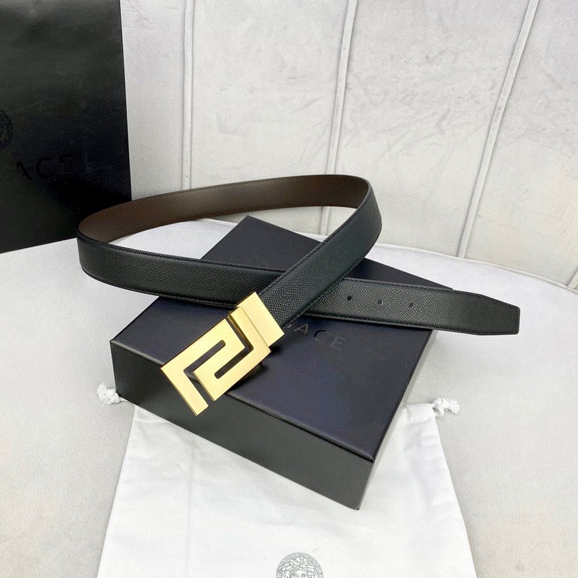 Versace Classic Designer Belt Belts For Women Man Designer Casual Letter Smooth Buckle Belt Couple Lovers Style