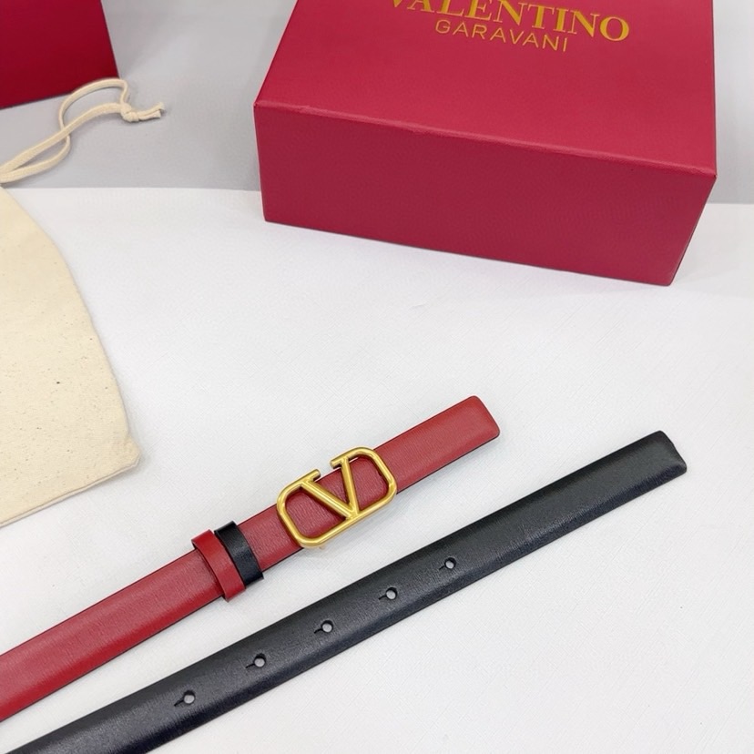 Valentino Belts For Women Designer Belt Womens Formal Smooth Buckle Woman Narrow Genuine Leather Golden Bronze Cowhide Design Thin Optional High Quality