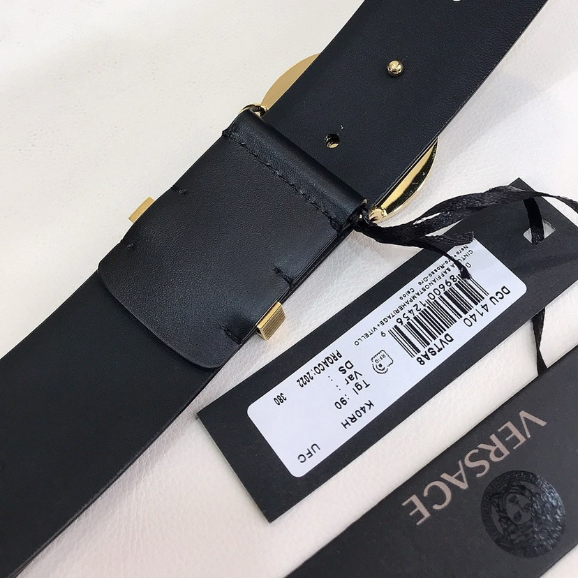 Versace Designer Belt Mens Belts Womens Brand Belt Luxury Belt Length 100-125cm Woman Men Belt Fashion Classics Casual Classic Medusa Avatar Buckle Buckle Designer High Quality Belt