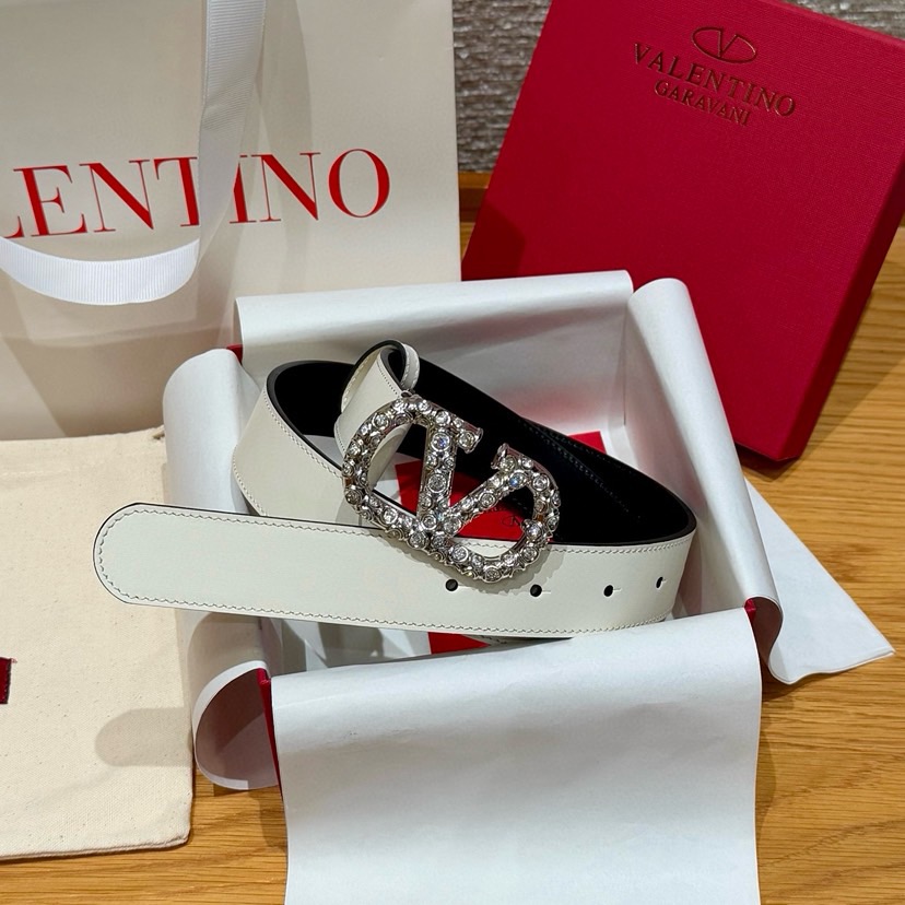 Valentino Belts For Women Designer Belt Womens Formal Smooth Buckle Woman Narrow Genuine Leather Golden Bronze Cowhide Design Thin Optional High Quality