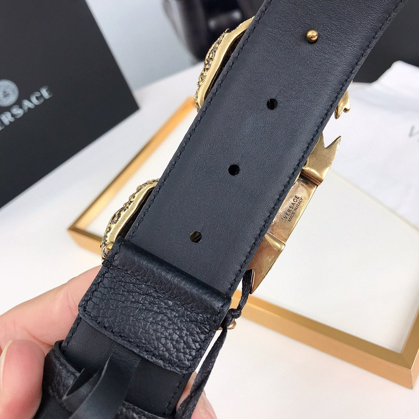 Versace Designer Belt Mens Belts Womens Brand Belt Luxury Belt Length 100-125cm Woman Men Belt Fashion Classics Casual Classic Medusa Avatar Buckle Buckle Designer High Quality Belt