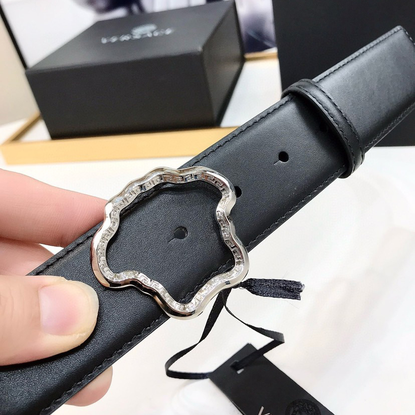 Versace Designer Belt Mens Belts Womens Brand Belt Luxury Belt Length 100-125cm Woman Men Belt Fashion Classics Casual Classic Medusa Avatar Buckle Buckle Designer High Quality Belt