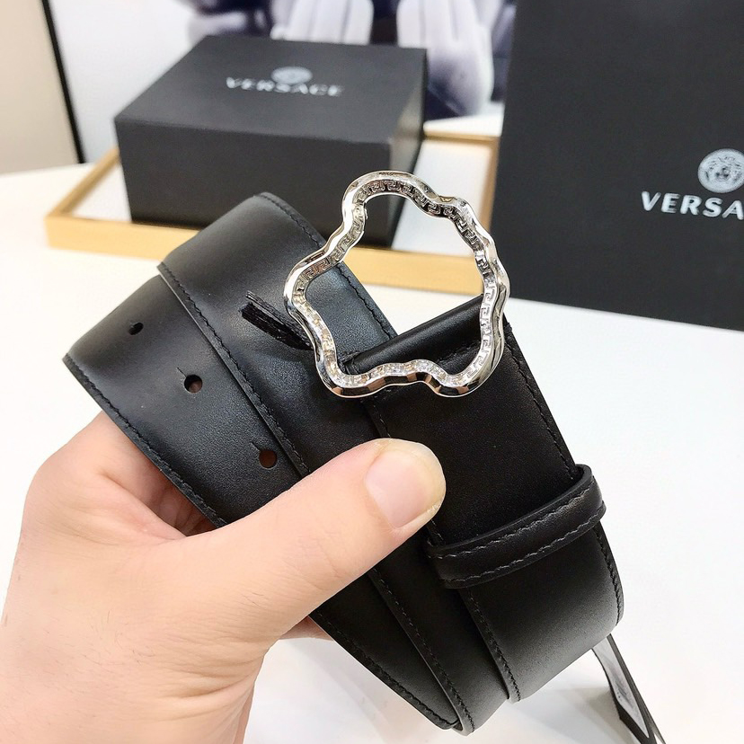 Versace Designer Belt Mens Belts Womens Brand Belt Luxury Belt Length 100-125cm Woman Men Belt Fashion Classics Casual Classic Medusa Avatar Buckle Buckle Designer High Quality Belt
