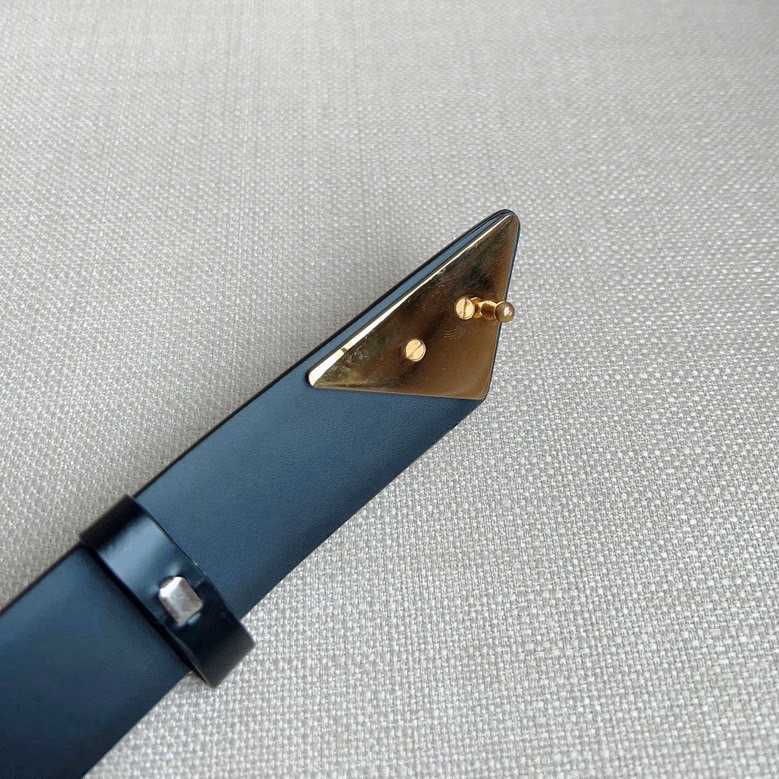 Prada Designer Belt Men Belts Women Brand Belt Shiny Leather Belt Design Simple triangular buckle with enamel coated metal engraved logo reflecting the brand's timeless style Shiny Leather Material Women And Men With A Width Of 3.5cm And With Box