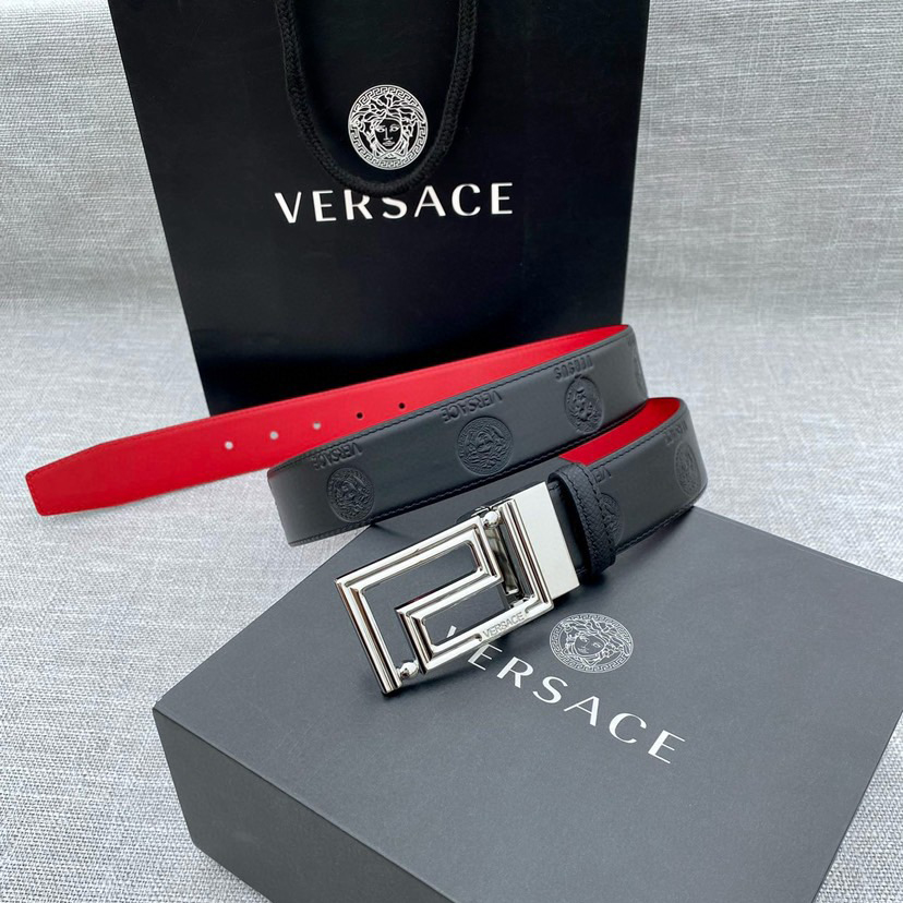 Versace Classic Designer Belt Belts For Women Man Designer Casual Letter Smooth Buckle Belt Couple Lovers Style