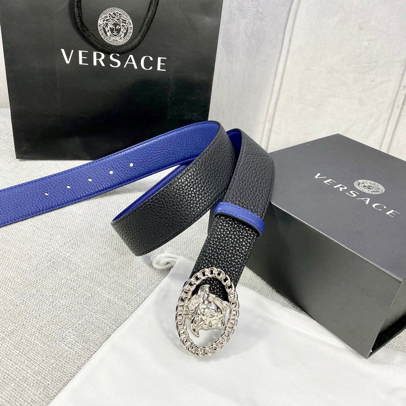 Versace Designer Belt Mens Belts Womens Brand Belt Luxury Belt Length 100-125cm Woman Men Belt Fashion Classics Casual Classic Medusa Avatar Buckle Buckle Designer High Quality Belt