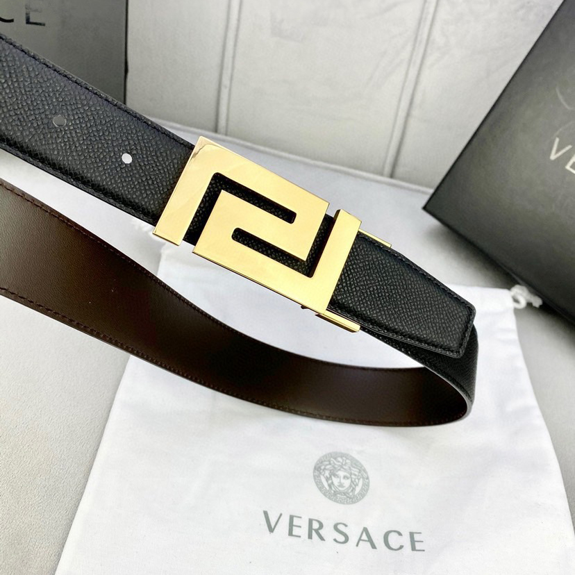 Versace Classic Designer Belt Belts For Women Man Designer Casual Letter Smooth Buckle Belt Couple Lovers Style