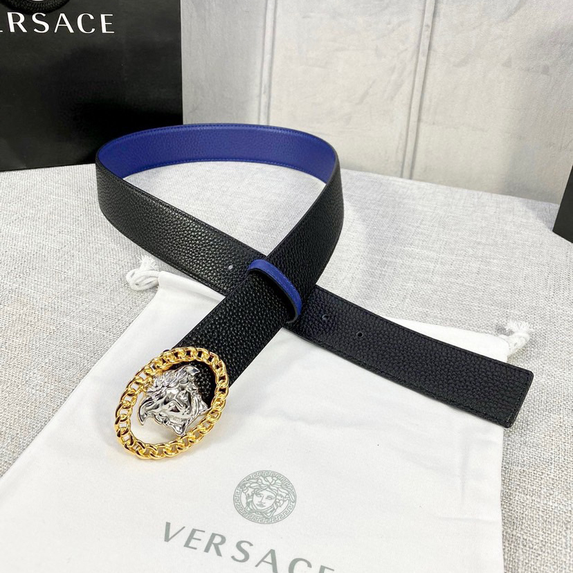 Versace Designer Belt Mens Belts Womens Brand Belt Luxury Belt Length 100-125cm Woman Men Belt Fashion Classics Casual Classic Medusa Avatar Buckle Buckle Designer High Quality Belt