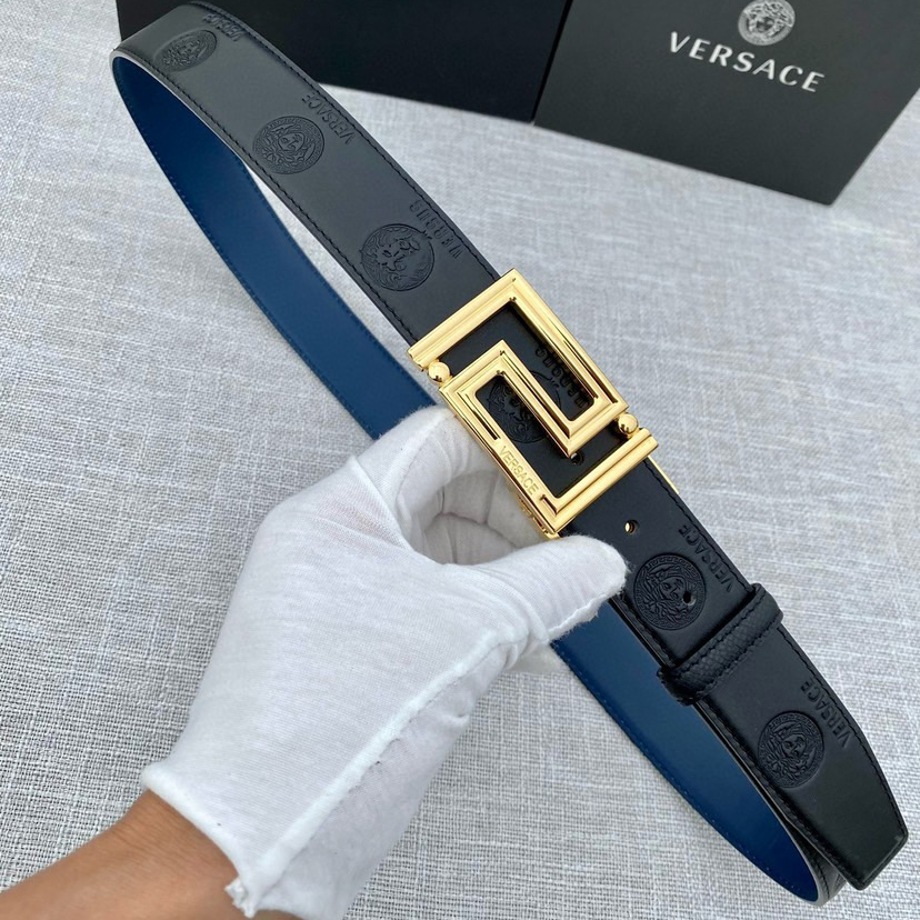 Versace Classic Designer Belt Belts For Women Man Designer Casual Letter Smooth Buckle Belt Couple Lovers Style