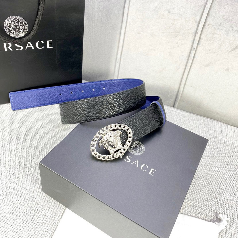 Versace Designer Belt Mens Belts Womens Brand Belt Luxury Belt Length 100-125cm Woman Men Belt Fashion Classics Casual Classic Medusa Avatar Buckle Buckle Designer High Quality Belt