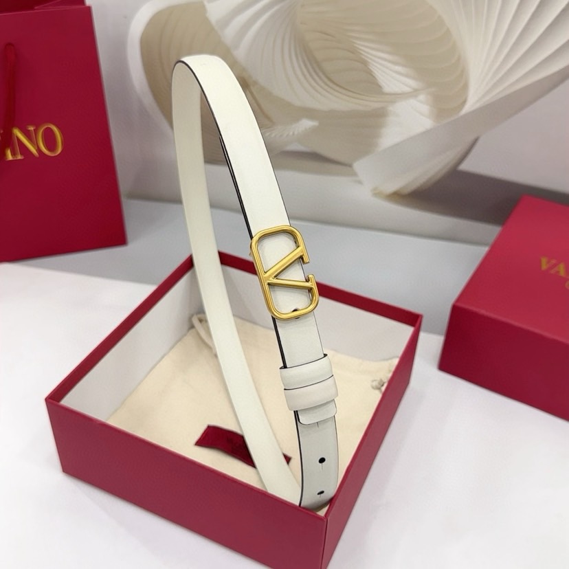 Valentino Belts For Women Designer Belt Womens Formal Smooth Buckle Woman Narrow Genuine Leather Golden Bronze Cowhide Design Thin Optional High Quality