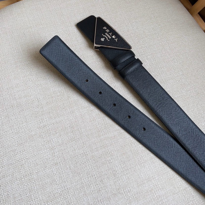Prada Designer Belt Men Belts Women's Brand Belt Buckle Belt Is A Multifunctional Combination Accessory Series That Can Be Easily Paired With A Triangular Logo Through The Universal Simplicity Of Women And Men With A Width Of 3.5cm And With Box