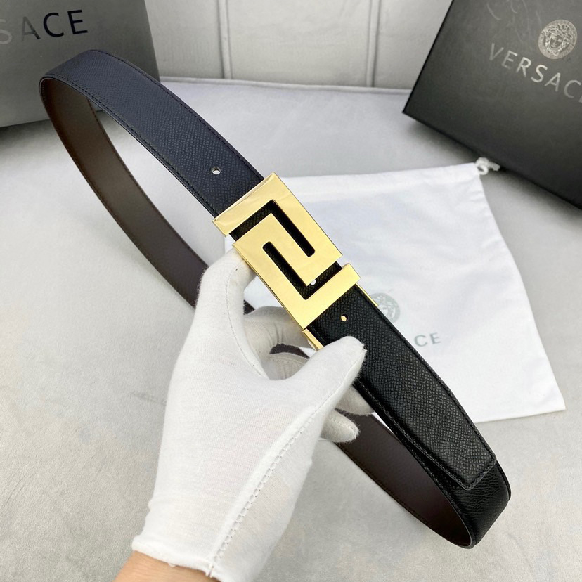 Versace Classic Designer Belt Belts For Women Man Designer Casual Letter Smooth Buckle Belt Couple Lovers Style