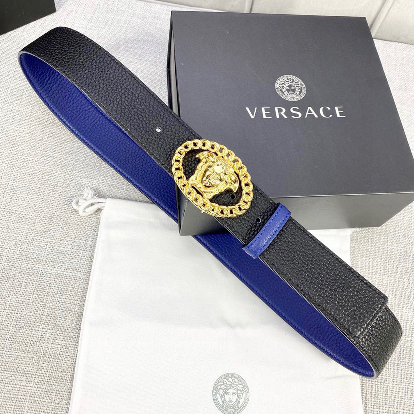 Versace Designer Belt Mens Belts Womens Brand Belt Luxury Belt Length 100-125cm Woman Men Belt Fashion Classics Casual Classic Medusa Avatar Buckle Buckle Designer High Quality Belt
