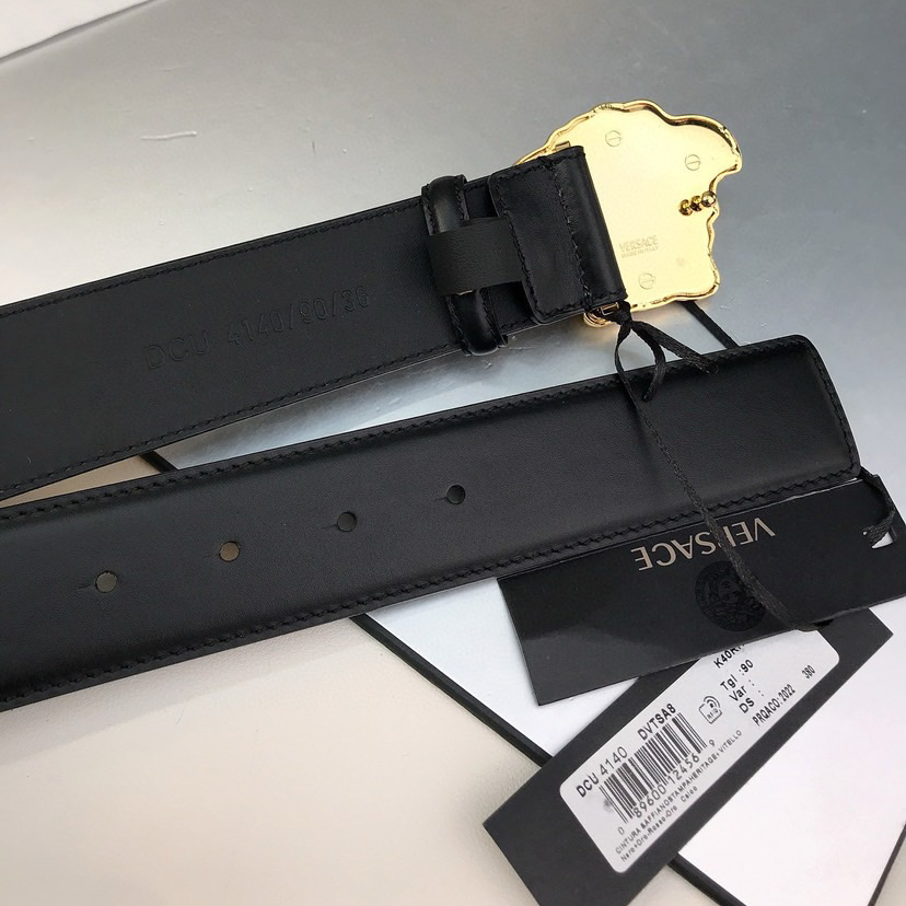 Versace Designer Belt Mens Belts Womens Brand Belt Luxury Belt Length 100-125cm Woman Men Belt Fashion Classics Casual Classic Medusa Avatar Buckle Buckle Designer High Quality Belt