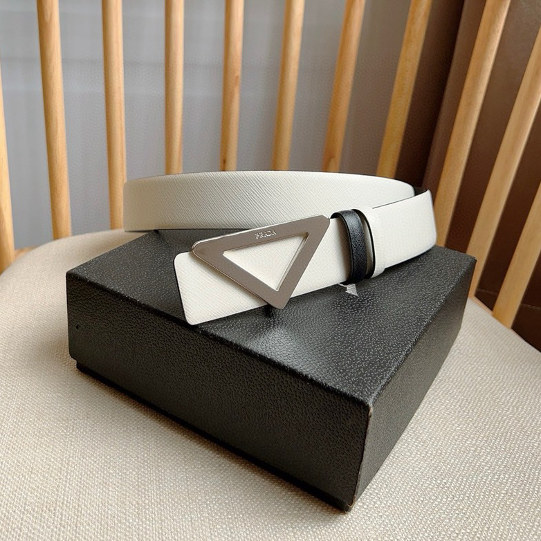 Prada Designer Belt Men Belts Women Brand Belt Buckle Belt Is A Multifunctional Combination Accessory That Can Be Easily Paired With A Triangular Hollow Logo With A Universal Minimalist Silhouette Women And Men With A Width Of 3.5cm And With Box