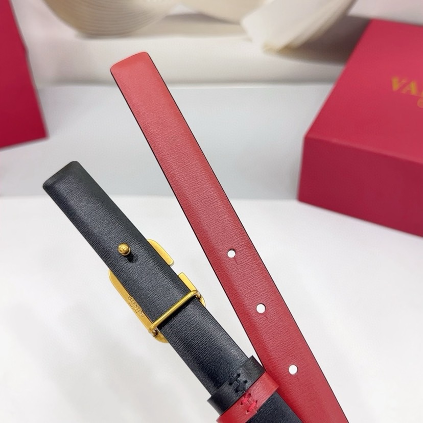 Valentino Belts For Women Designer Belt Womens Formal Smooth Buckle Woman Narrow Genuine Leather Golden Bronze Cowhide Design Thin Optional High Quality