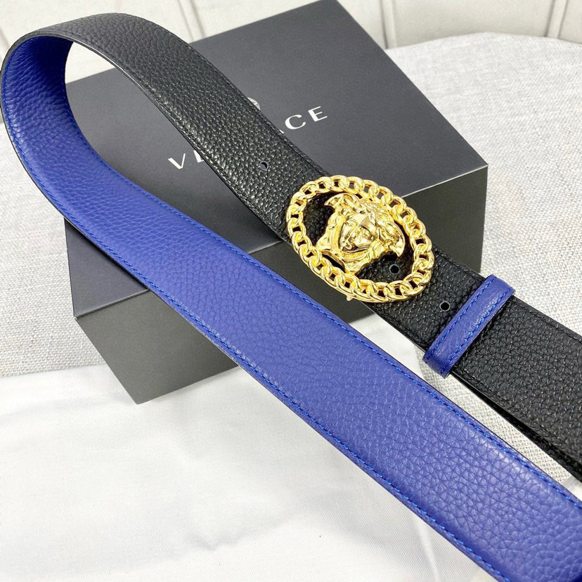 Versace Designer Belt Mens Belts Womens Brand Belt Luxury Belt Length 100-125cm Woman Men Belt Fashion Classics Casual Classic Medusa Avatar Buckle Buckle Designer High Quality Belt