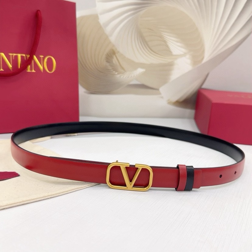 Valentino Belts For Women Designer Belt Womens Formal Smooth Buckle Woman Narrow Genuine Leather Golden Bronze Cowhide Design Thin Optional High Quality