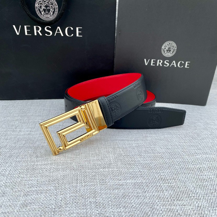 Versace Classic Designer Belt Belts For Women Man Designer Casual Letter Smooth Buckle Belt Couple Lovers Style