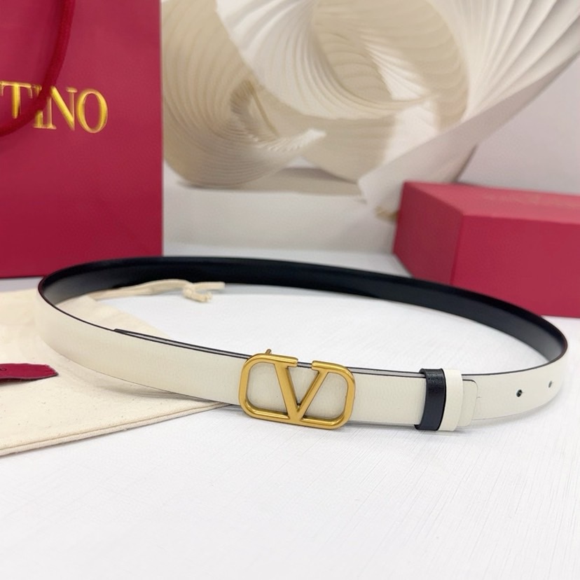Valentino Belts For Women Designer Belt Womens Formal Smooth Buckle Woman Narrow Genuine Leather Golden Bronze Cowhide Design Thin Optional High Quality