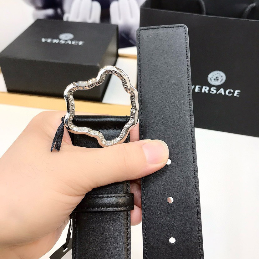 Versace Designer Belt Mens Belts Womens Brand Belt Luxury Belt Length 100-125cm Woman Men Belt Fashion Classics Casual Classic Medusa Avatar Buckle Buckle Designer High Quality Belt