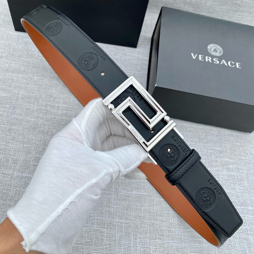 Versace Classic Designer Belt Belts For Women Man Designer Casual Letter Smooth Buckle Belt Couple Lovers Style