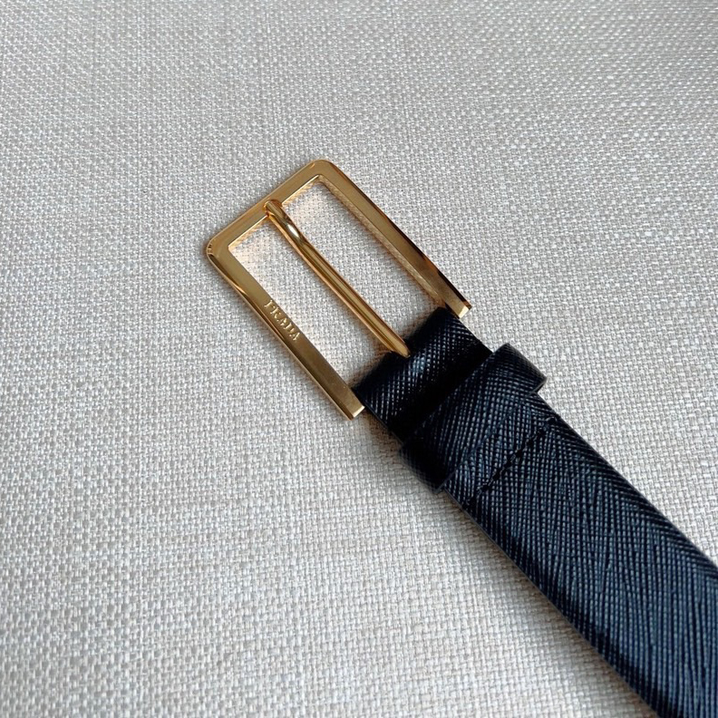 Prada Designer Belt Men Belts Women Brand's Simple Yet Exquisite Waistband Is Made Of Iconic Saffiano Leather And Features A Carved Logo Metal Buckle With A Width Of 3.0cm