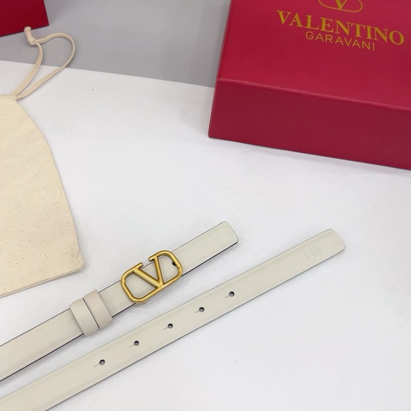 Valentino Belts For Women Designer Belt Womens Formal Smooth Buckle Woman Narrow Genuine Leather Golden Bronze Cowhide Design Thin Optional High Quality