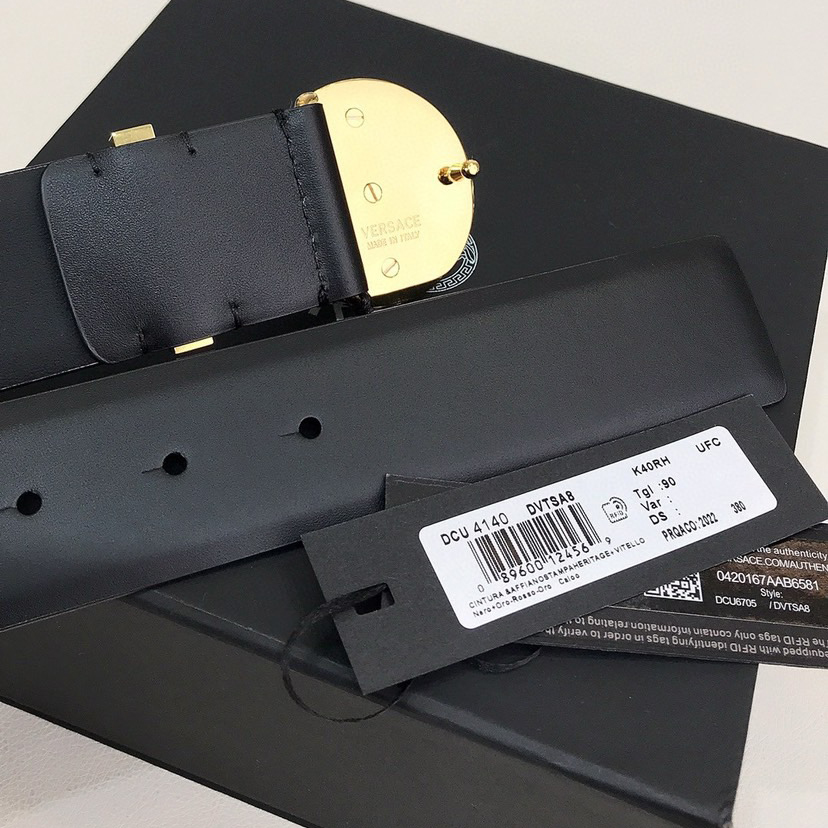 Versace Designer Belt Mens Belts Womens Brand Belt Luxury Belt Length 100-125cm Woman Men Belt Fashion Classics Casual Classic Medusa Avatar Buckle Buckle Designer High Quality Belt